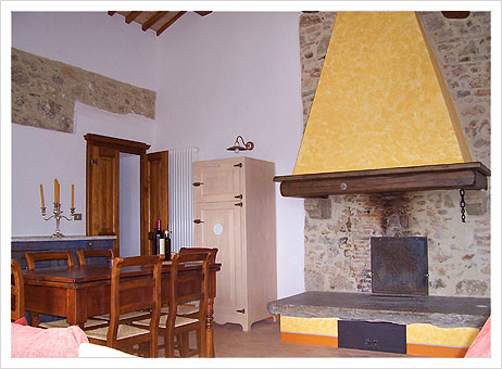 Tipical Tuscany Fireplace